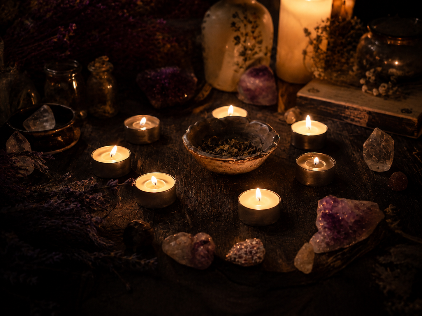 Sacred Flame Ritual Circle